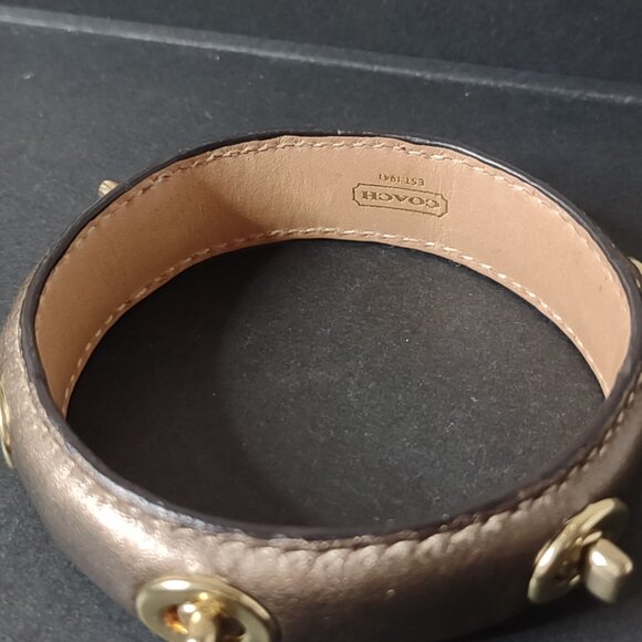 7.75 Inch Coach Turnlock Bangle - Picture 9 of 11